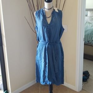 Denim dress size L